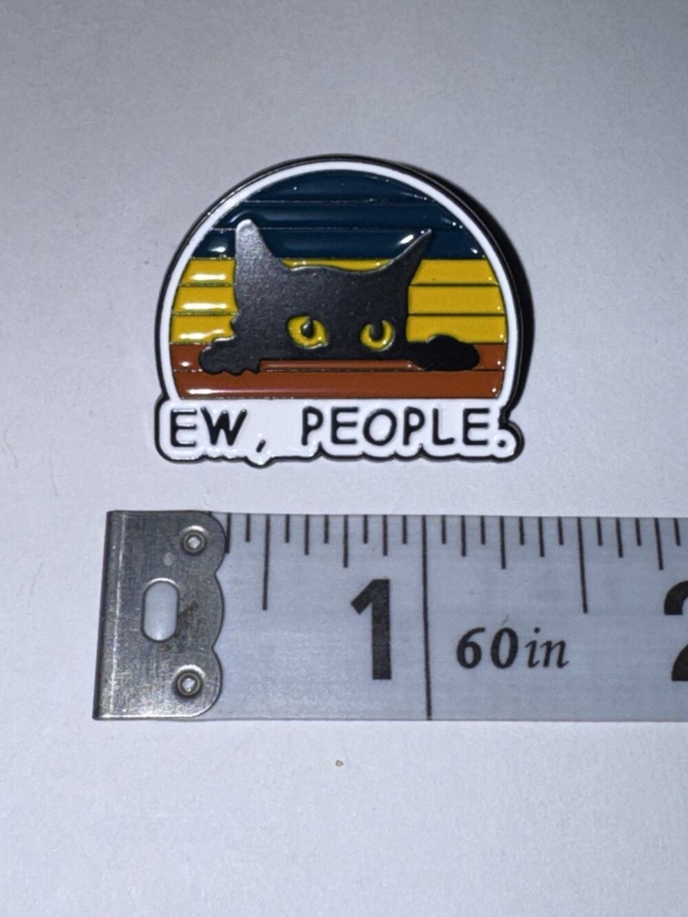 Ew, People Cat Kitten Pin Brooch